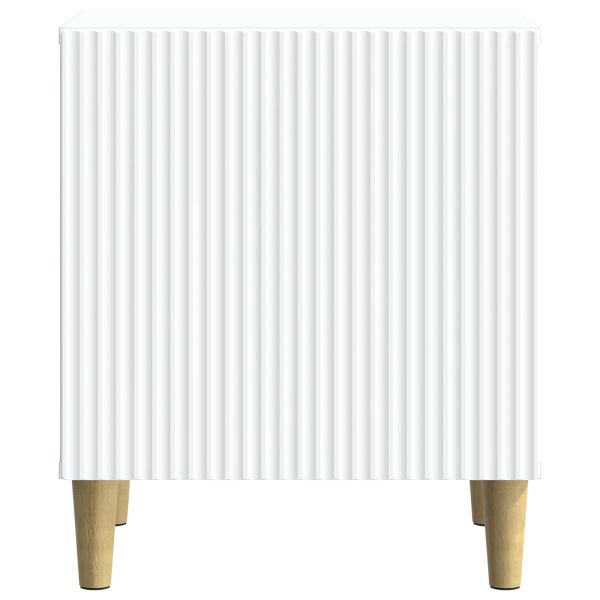 Нощен шкаф 2 pcs Бяло 43 x 34,5 x 50 см Инженерна дървесина