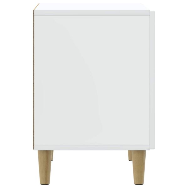 Нощен шкаф 2 pcs Бяло 43 x 34,5 x 50 см Инженерна дървесина