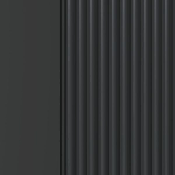 Нощен шкаф 2 pcs Черно 43 x 34,5 x 50 см Инженерна дървесина