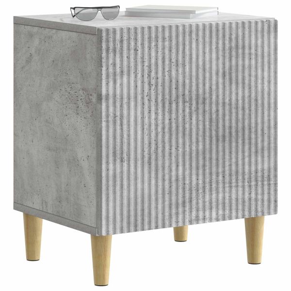 Нощен шкаф 2 pcs Бетонно сиво 43 x 34,5 x 50 см