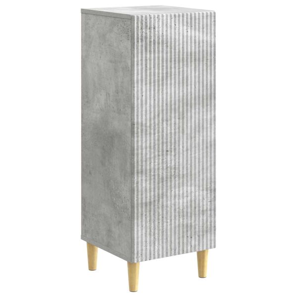Служебен шкаф Бетонно сиво 33 x 34,5 x 90 см