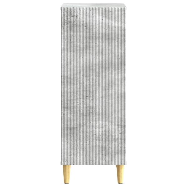 Служебен шкаф Бетонно сиво 33 x 34,5 x 90 см