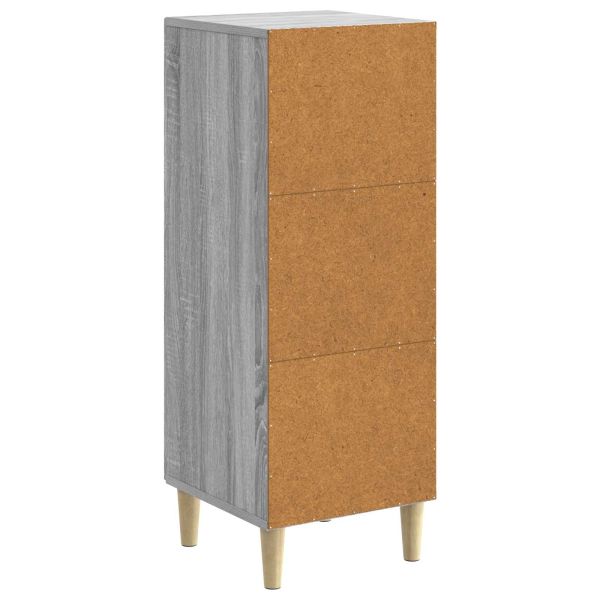 Служебен шкаф Сива сонома 33 x 34,5 x 90 см Инженерна дървесина