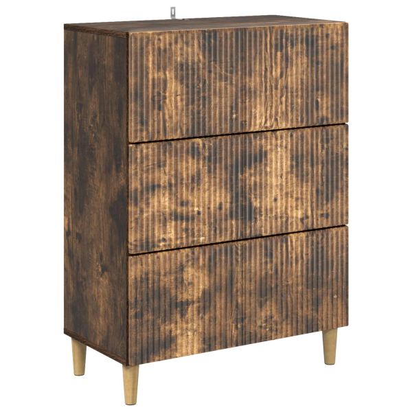 Чекмеджетен шкаф Опушен дъб 66 x 34,5 x 90 см