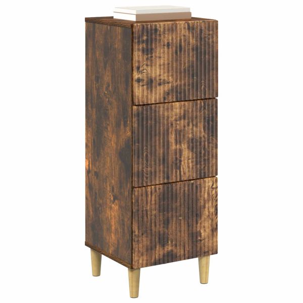Чекмеджетен шкаф Опушен дъб 33 x 34,5 x 90 см