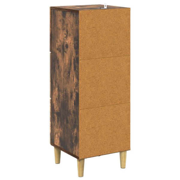 Чекмеджетен шкаф Опушен дъб 33 x 34,5 x 90 см