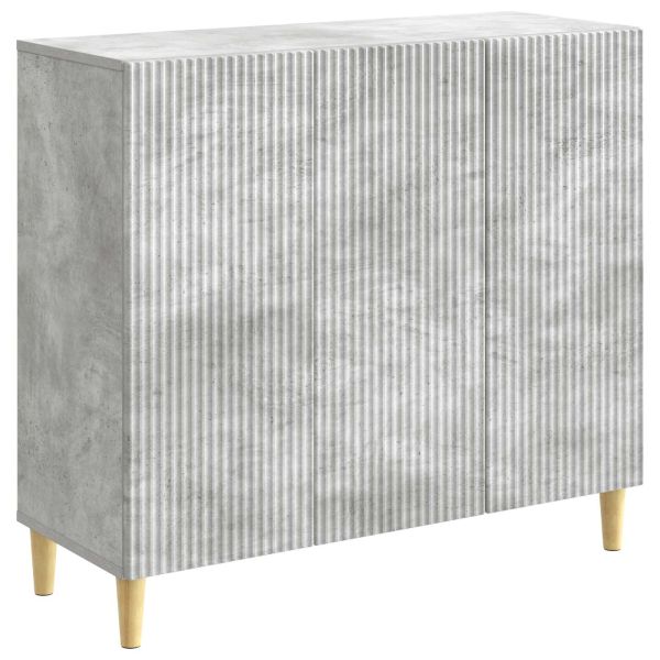 Служебен шкаф Бетонно сиво 89 x 34,5 x 80 см