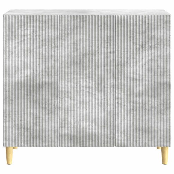 Служебен шкаф Бетонно сиво 89 x 34,5 x 80 см