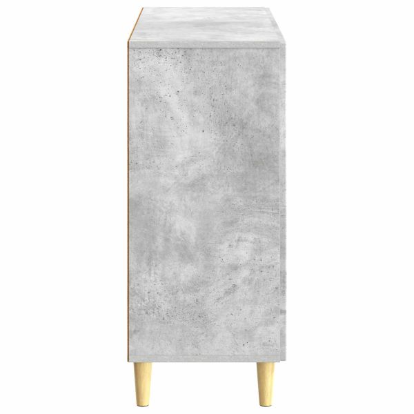 Служебен шкаф Бетонно сиво 89 x 34,5 x 80 см