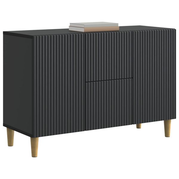 Служебен шкаф Черно 89 x 34,5 x 60 см Инженерна дървесина
