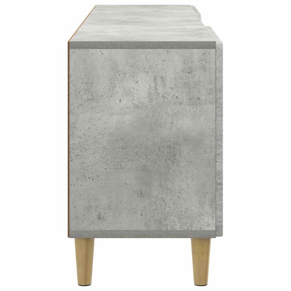 ТВ шкаф Бетонно сиво 150 x 31 x 50 см Инженерна дървесина