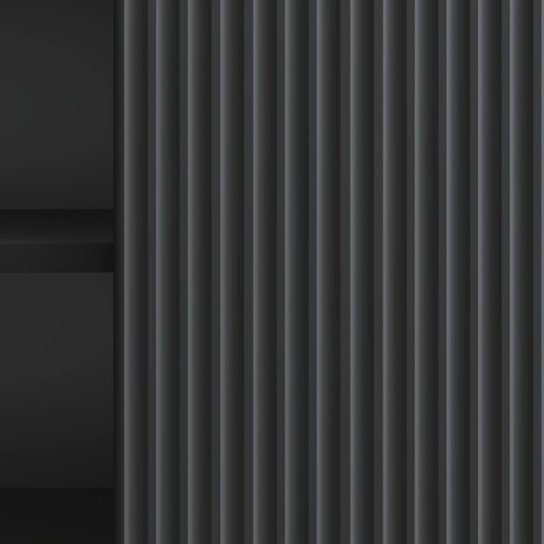 ТВ шкаф Черно 102 x 34,5 x 50 см Инженерна дървесина