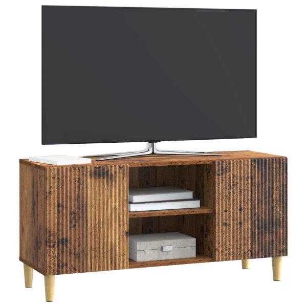ТВ шкаф Старо дърво 102 x 34,5 x 50 см Инженерна дървесина