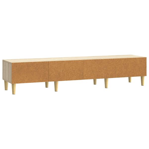 ТВ шкаф Дъб сонома 147 x 34,5 x 30 см Инженерна дървесина