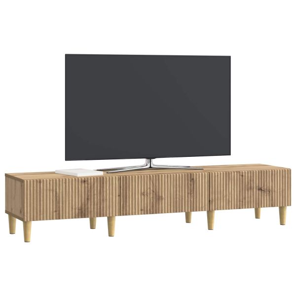 ТВ шкаф Дъб артизан 147 x 34,5 x 30 см Инженерна дървесина
