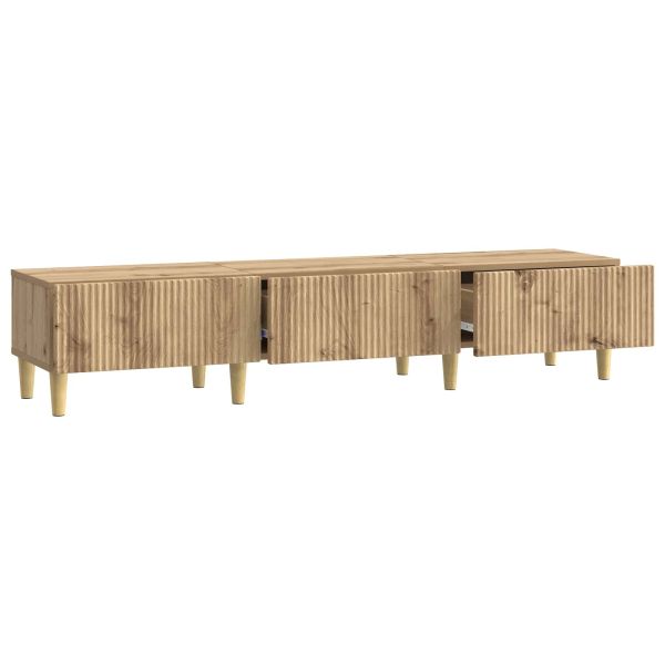ТВ шкаф Дъб артизан 147 x 34,5 x 30 см Инженерна дървесина
