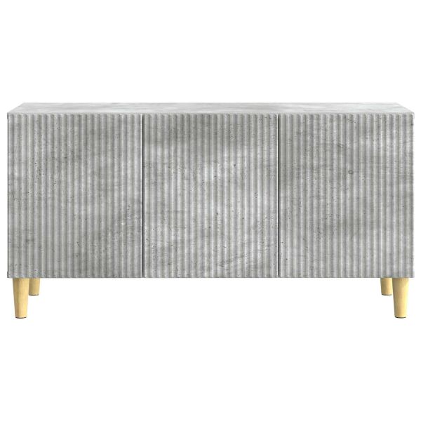 ТВ шкаф Бетонно сиво 99 x 34,5 x 50 см Инженерна дървесина