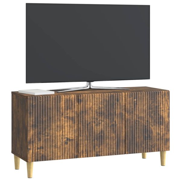 ТВ шкаф Опушен дъб 99 x 34,5 x 50 см Инженерна дървесина
