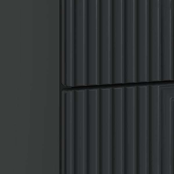 Нощен шкаф Черно 43 x 34,5 x 47,5 см Инженерна дървесина