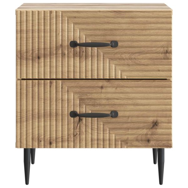 Нощен шкаф с чекмедже 2 pcs Дъб артизан 43 x 34,5 x 47,5 см