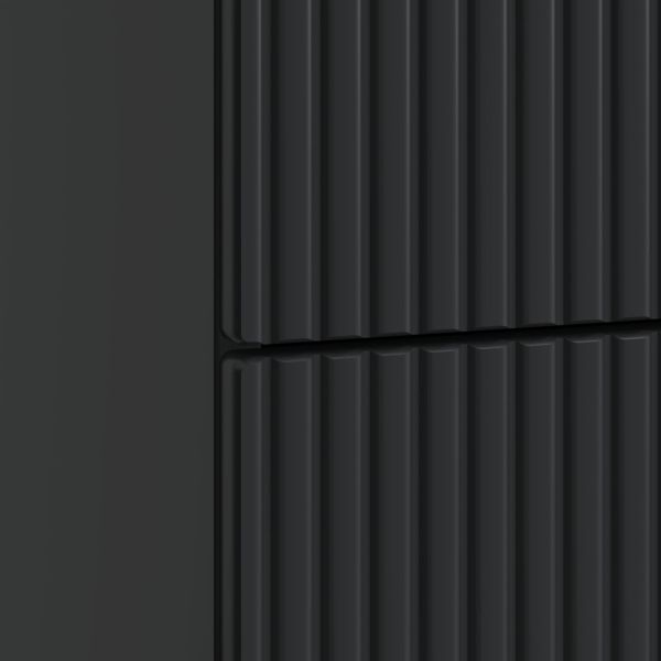 Нощен шкаф Черно 62 x 34,5 x 47,5 см Инженерна дървесина