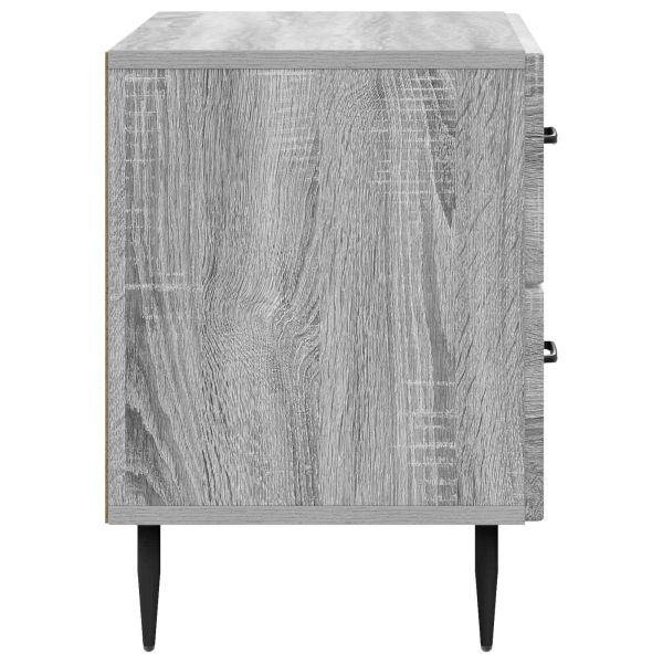 Нощен шкаф Сива сонома 62 x 34,5 x 47,5 см Инженерна дървесина