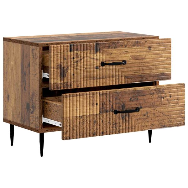 Нощен шкаф Старо дърво 62 x 34,5 x 47,5 см Инженерна дървесина