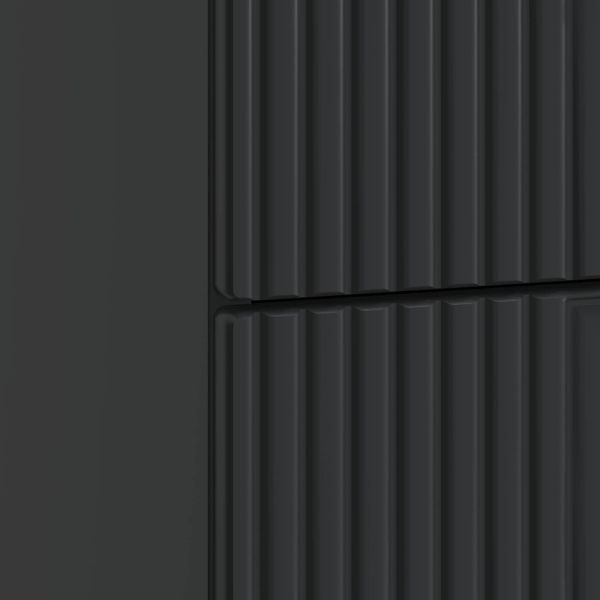 Нощен шкаф Черно 43 x 41 x 66,5 см Инженерна дървесина