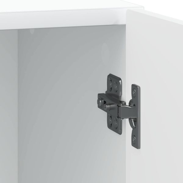 Нощен шкаф 2 pcs Бяло 43 x 34,5 x 50 см Инженерна дървесина