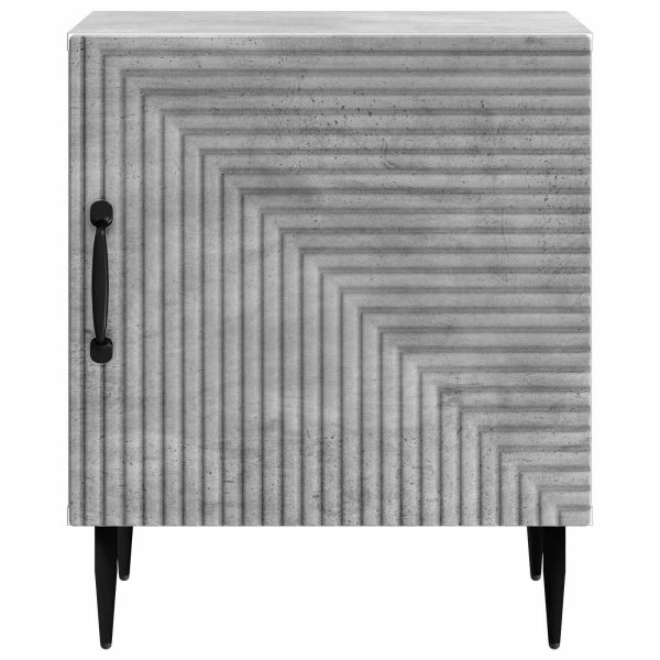 Нощен шкаф 2 pcs Бетонно сиво 43 x 34,5 x 50 см