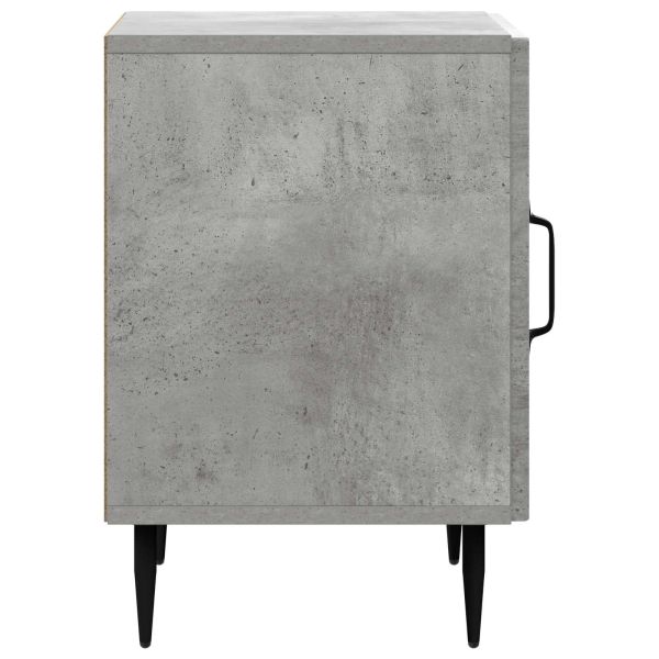 Нощен шкаф 2 pcs Бетонно сиво 43 x 34,5 x 50 см