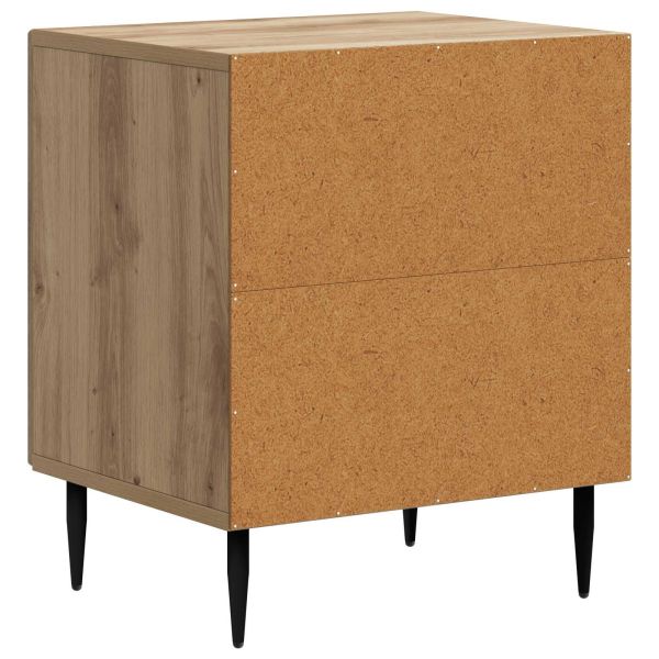 Нощен шкаф 2 pcs Дъб артизан 43 x 34,5 x 50 см
