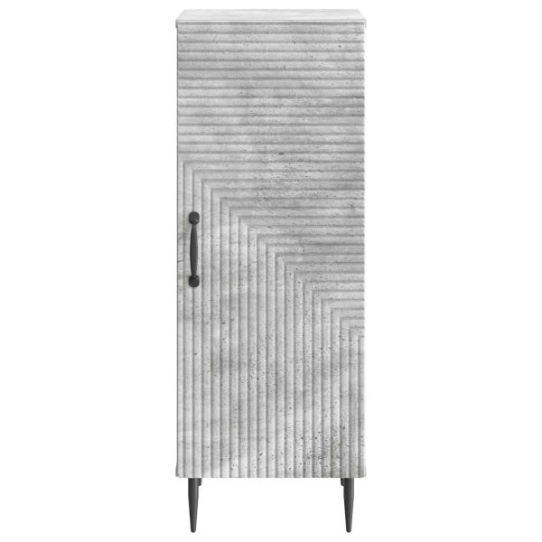 Служебен шкаф Бетонно сиво 33 x 34,5 x 89,5 см