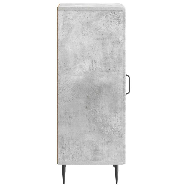 Служебен шкаф Бетонно сиво 33 x 34,5 x 89,5 см