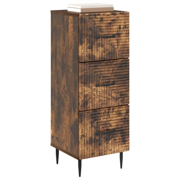 Чекмеджетен шкаф Опушен дъб 33 x 34,5 x 89,5 см