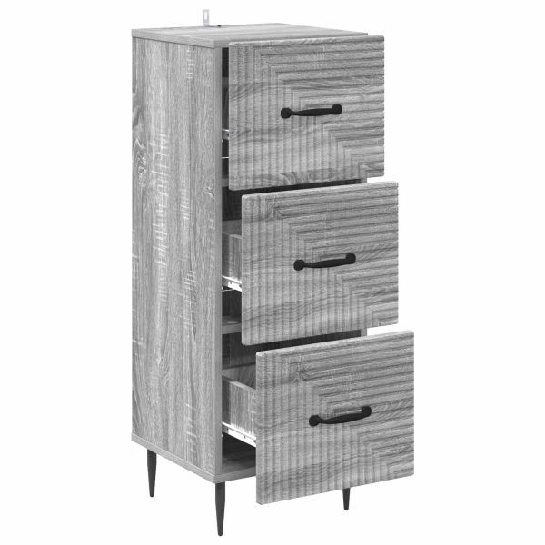 Чекмеджетен шкаф Сива сонома 33 x 34,5 x 89,5 см