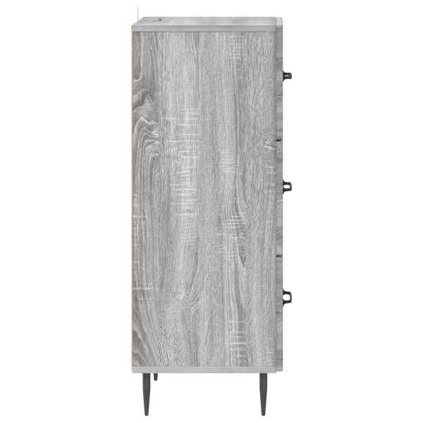 Чекмеджетен шкаф Сива сонома 33 x 34,5 x 89,5 см