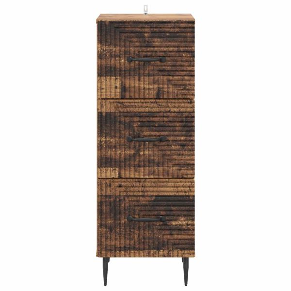 Чекмеджетен шкаф Старо дърво 33 x 34,5 x 89,5 см