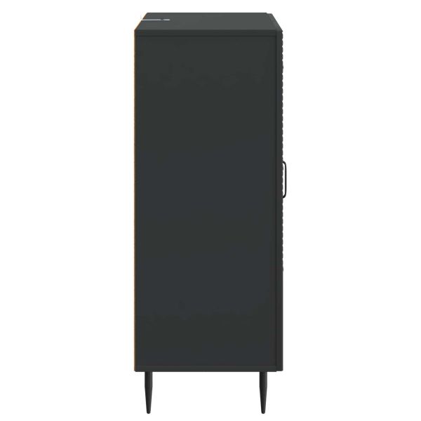 Служебен шкаф Черно 66 x 34,5 x 89,5 см Инженерна дървесина