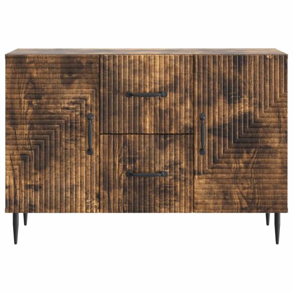 Служебен шкаф Опушен дъб 89 x 34,5 x 60 см Инженерна дървесина