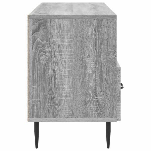 ТВ шкаф Сива сонома 102 x 34,5 x 50 см Инженерна дървесина