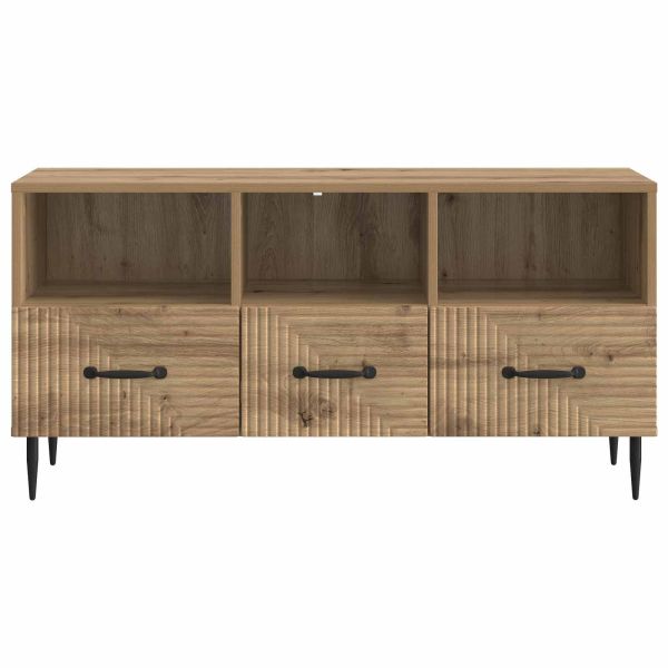 ТВ шкаф Дъб артизан 102 x 34,5 x 50 см Инженерна дървесина