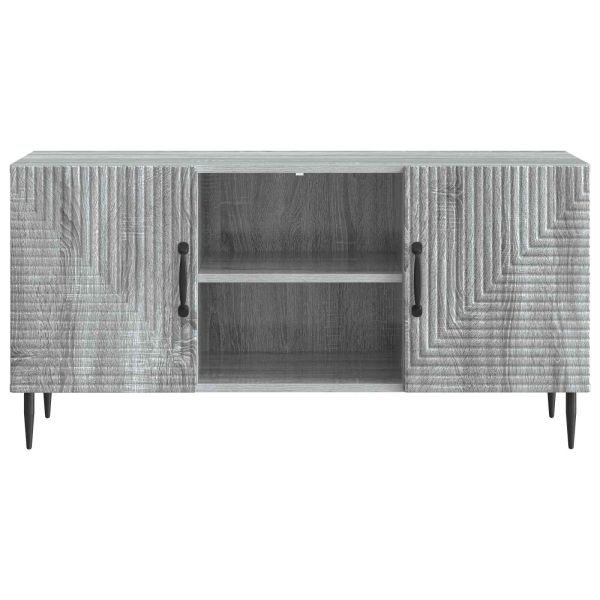 ТВ шкаф Сива сонома 102 x 34,5 x 50 см Инженерна дървесина
