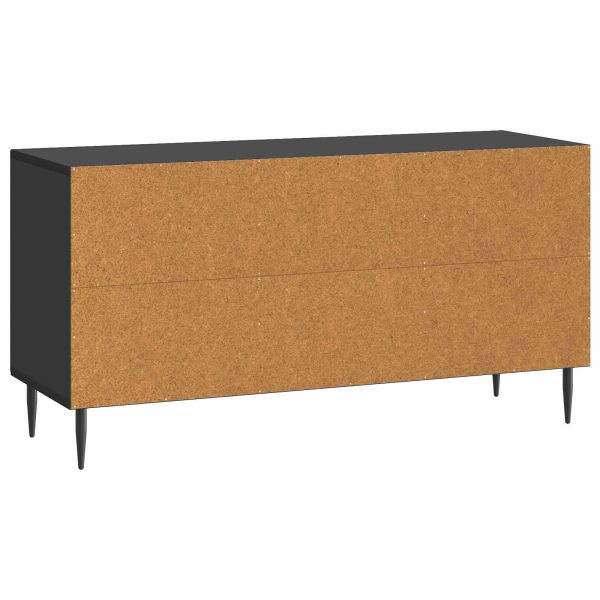 ТВ шкаф Черно 99 x 34,5 x 50 см Инженерна дървесина