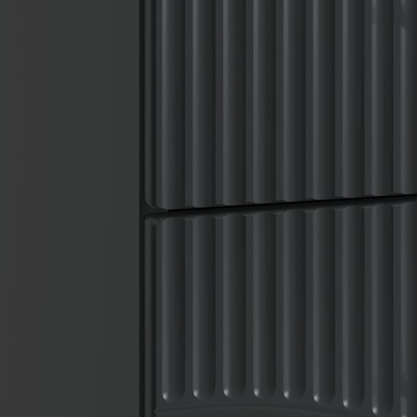 Нощен шкаф 2 pcs Черно 43 x 34,5 x 44,5 см Инженерна дървесина