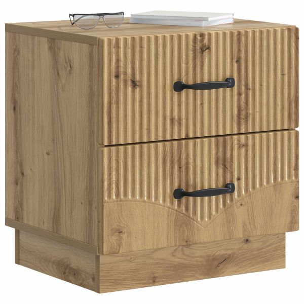 Нощен шкаф с чекмедже 2 pcs Дъб артизан 43 x 34,5 x 44,5 см