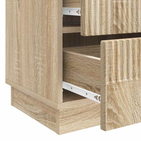 Нощен шкаф Дъб сонома 62 x 34,5 x 44,5 см Инженерна дървесина