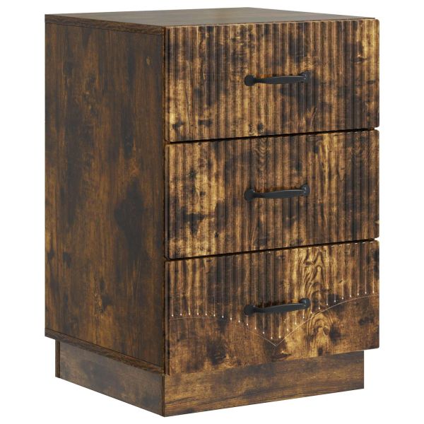 Нощен шкаф Опушен дъб 43 x 41 x 63,5 см Инженерна дървесина