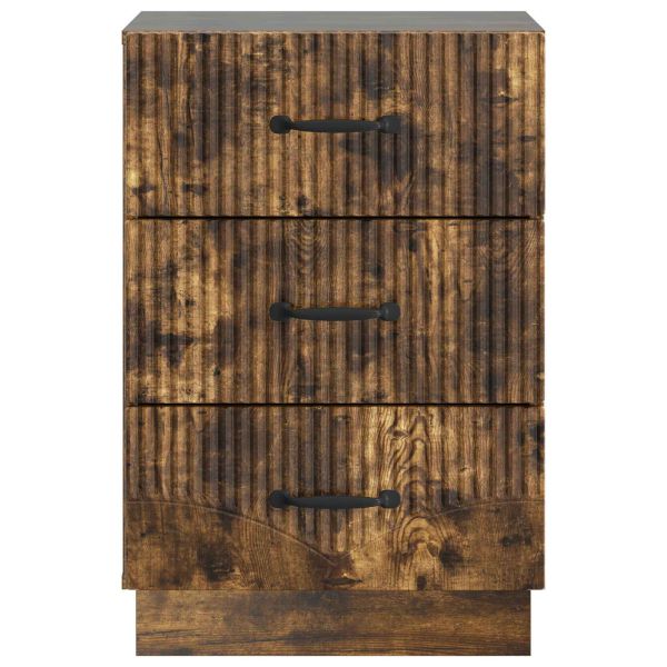Нощен шкаф Опушен дъб 43 x 41 x 63,5 см Инженерна дървесина
