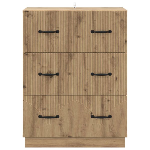 Чекмеджетен шкаф Дъб артизан 66 x 34,5 x 87 см